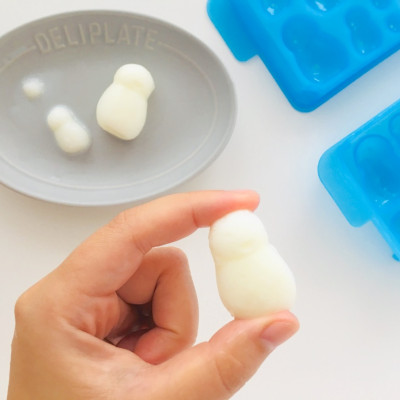 Khay nhựa làm đá hình người tuyết Kokubo DeLijoy - Made in Japan