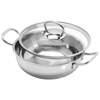 Nồi lẩu xửng hấp FIVESTAR 3 đáy từ nắp kính , tặng 1 vá canh 20cm | 24cm | 26cm | 28cm