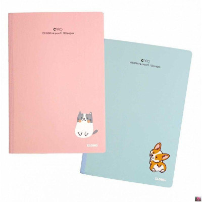 Vở may dán gáy Caro B5 - 120 trang; MS: 835 