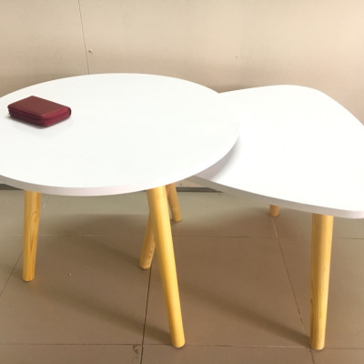 Pk - Cặp bàn tròn, tam giác sofa 60-60, bàn trà, bàn cafe, coffee, cà phê, bàn salon, sopha