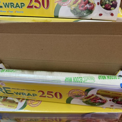 Màng Bọc Thực Phẩm Rerwrap 250 Size 30cm x 50m - Nhựa PVC An Toàn Vệ Sinh