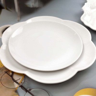 Bộ bát đĩa quà tặng Lộc Phát 10 món sứ trắng cao cấp