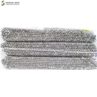 Set 03 miếng cọ rửa bọc lưới bằng nhôm Seiwa Pro - Hàng Nội Địa Nhật Bản