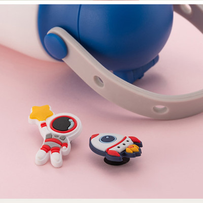 Bình giữ nhiệt Lock&Lock DIY Strap Tumbler 350ml màu xanh vàng LHC3283YEL - Hàng chính hãng, hoạ tiết dễ thương, đựng nước cho bé - JoyMall