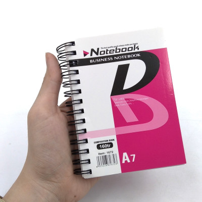 Sổ Lò Xo Business Devyt A7 - D1672 - 160 Trang ĐL70/92 - Mẫu 2 - Màu Hồng