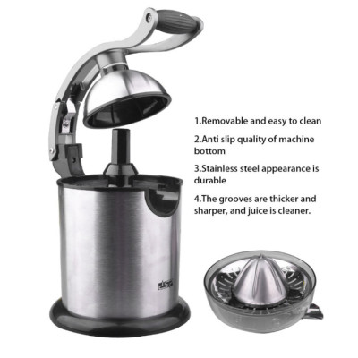 Máy vắt cam cao cấp DSP Công suất 130W,  Dung tích 1000ml, trọng lượng 3kg, Chất liệu Inox 304 - Hàng nhập khẩu