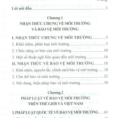 Bảo Vệ Môi Trường Kinh Nghiệm Quốc Tế Và Bài Học Cho Việt Nam
