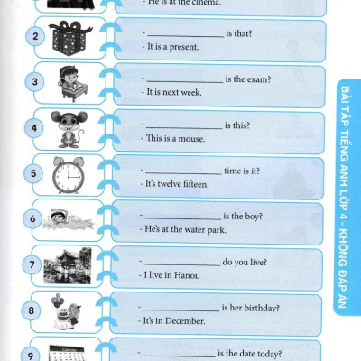 Global Success - Bài Tập Tiếng Anh 4 - Không Đáp Án