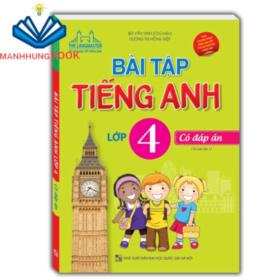 Sách - Combo 2c Bài tập tiếng Anh lớp 4 ;Từ điển tiếng việt dành cho học sinh (khổ nhỏ)