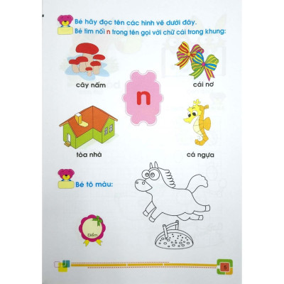 Bé Vào Lớp 1 - Bé Tập Tô Và Làm Quen Với Chữ Cái Tập 2 - Bản Quyền