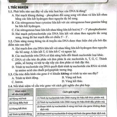 Bài Tập Sinh Học 12 (Cánh Diều) (Chuẩn)