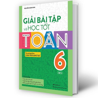 Sách - Combo Giải bài tập và học tốt Toán 6 tập 1 + 2 (theo sách giáo khoa Chân trời sáng tạo) (MG)
