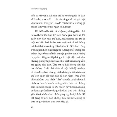 Sách - Tâm Lý Học Ứng Dụng - 1980 Books