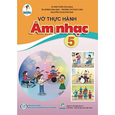 Sách - Vở thực hành Âm nhạc 5 - Cánh Diều