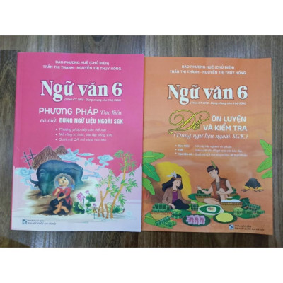 Sách - Combo 2 cuốn Ngữ Văn 6 - Đề ôn luyện và kiểm tra + Phương pháp đọc hiểu và viết ( dùng ngữ liệu ngoài sgk )