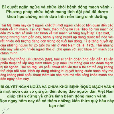 Combo 2 cuốn Toàn cảnh dinh dưỡng (TB) + Bí quyết ngăn ngừa và chữa khỏi bệnh động mạch vành