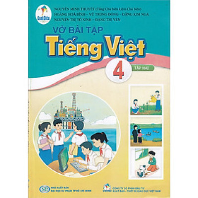 Sách Vở bài tập Tiếng Việt 4- tập hai- Cánh Diều (Kèm bìa nilong bao sách)