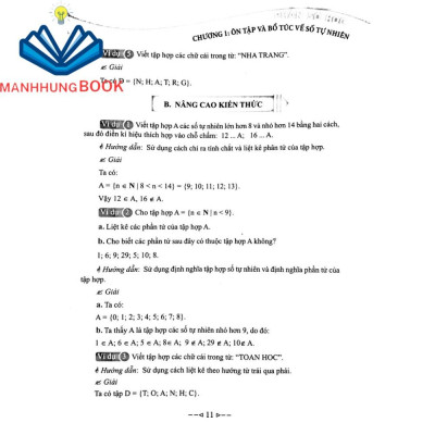 Sách: Tự Học Nâng Cao Kiến Thức Toán Lớp 6 (TB)