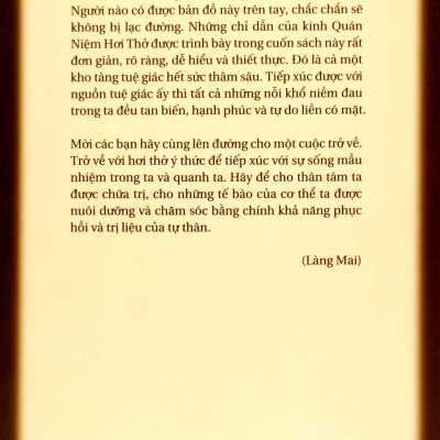 Hơi Thở Nuôi Dưỡng Hơi Thở Trị Liệu (PN)