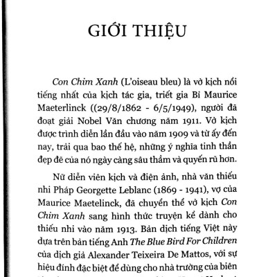 Con Chim Xanh Hạnh Phúc