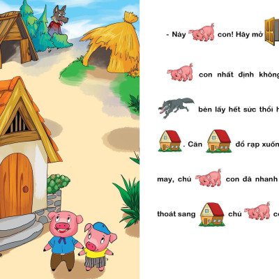 Combo 2 quyển truyện thiếu nhi hay - Truyện tư duy hình ảnh cho bé ( lòng hiếu thảo ...+ kiên trì chăm chỉ ...)