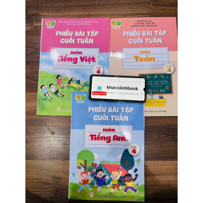 Sách - Phiếu bài tập cuối tuần tiếng việt 4 ( Kết nối )
