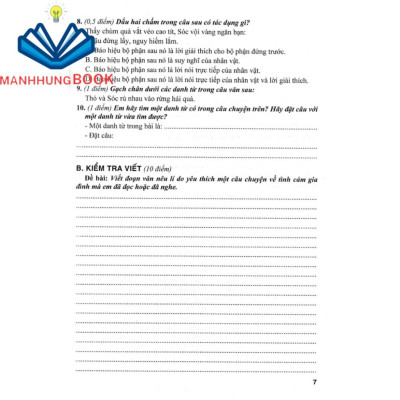 Sách-Bộ Đề Kiểm Tra Môn Tiếng Việt Lớp 4 - Tập 1 (Dùng Kèm SGK Kết Nối Tri Thức Với Cuộc Sống)