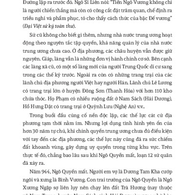 Hỏi Đáp Lịch Sử Việt Nam, Tập 2: Nước Việt Nam Dưới Đời Ngô, Đinh, Tiền Lê, Lý, Trần, Hồ