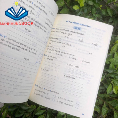 Sách: Tuyển Chọn Đề Ôn Luyện Và Tự Kiểm Tra Toán Lớp 5 - Ôn Tập Và Bổ Sung Bài Tập Ngoài Giờ