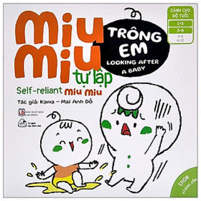 Sách Ehon Miu Miu Tự Lập Phần 2 Song Ngữ - Trông Em