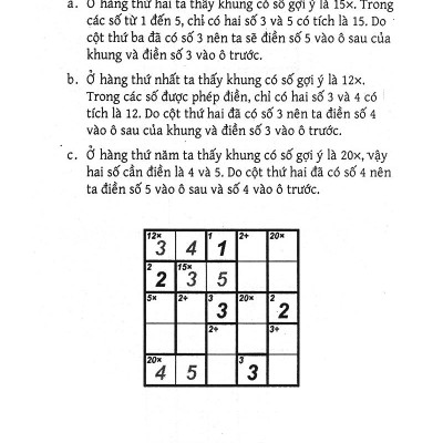 Trò Chơi Ô Chữ Số Thông Minh Kenken - Dành Cho Mọi Người (Tập 2)