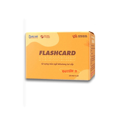 Thẻ học từ vựng Flashcard tiếng Trung Bác Nhã quyển 2 - Nhiều tác giả - NHÀ XUẤT BẢN Đại học Quốc Gia Hà Nội - Bác Nhã