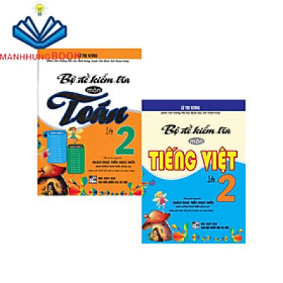 Sách - Combo Bộ Đề Kiểm Tra Môn Toán + Tiếng Việt Lớp 2 (Bám Sát SGK Kết Nối Tri Thức Với Cuộc Sống - Bộ 2 Cuốn)