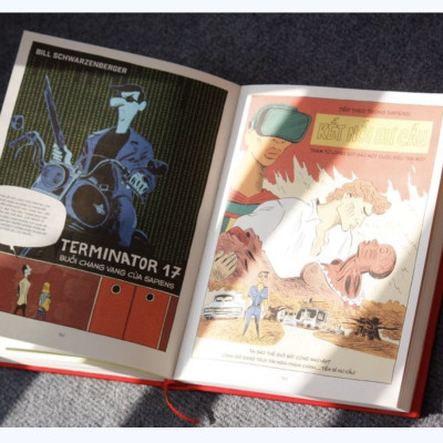 CHỮ KÝ ĐỘC QUYỀN YUVAL NOAH HARARI - LƯỢC SỬ LOÀI NGƯỜI BẰNG TRANH TẬP 2 - PHIÊN BẢN GIỚI HẠN BÌA VẢI (IN 250c) -