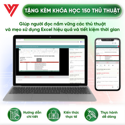 Combo 3 Sách Power Query & Power Pivot, 150 Thủ Thuật Và Excel Cơ Bản Đến Nâng Cao Kèm Video Khóa Học