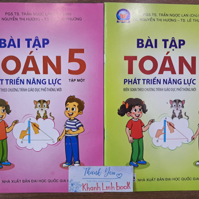 Sách - Bài tập Toán 5 Phát triển năng lực - tập 2 (Cánh diều)