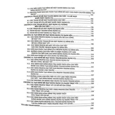 Sách - Lý Thuyết Tạo Hình Bề Mặt Và Ứng Dụng Trong Kỹ Thuật Cơ Khí (DN)