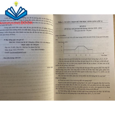 Sách - Tuyển chọn đề thi học sinh giỏi trung học phổ thông môn Sinh học