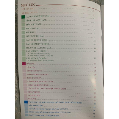 Sách - Atlat địa lí việt nam( Theo CT giáo dục phổ thông 2018)