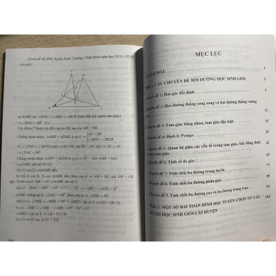 Sách - Tuyển chọn các chuyên đề bồi dưỡng học sinh giỏi Toán 7 hình học