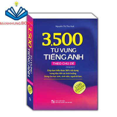 Sách - Combo 3c - 3500 từ vựng tiếng Anh theo chủ đề & 5500 từ vựng tiếng Anh thông dụng & 6000 từ vựng tiếng anh (màu)