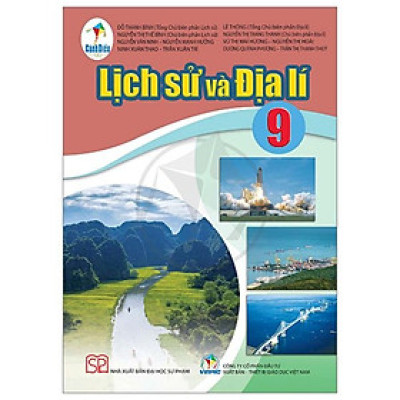 Sách giáo khoa Lịch sử và Địa lí 9- Cánh Diều (Kèm Nilon bọc Sách)