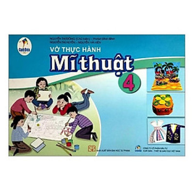 Sách - Vở Thực Hành Mĩ Thuật 4 - Cánh Diều