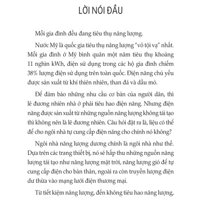 Ngôi Nhà Tiết Kiệm Năng Lượng