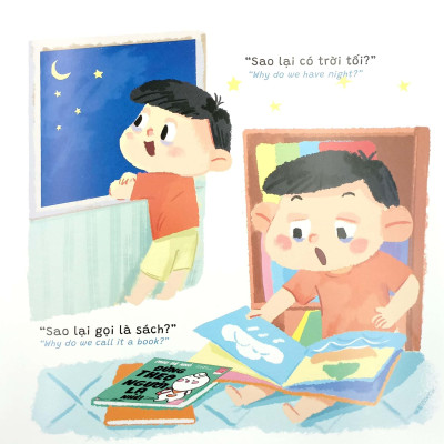 Truyện Kể Cho Miu Hiểu Chuyện - Con Ghét Đi Ngủ (Song Ngữ Việt-Anh)