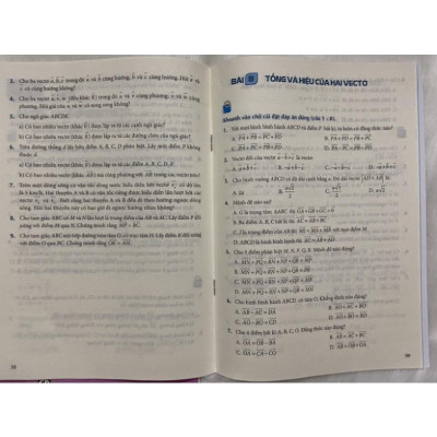Sách - Bài tập Toán cơ bản và nâng cao lớp 10 ( tập 1 + tập 2)