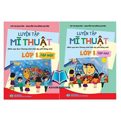 Sách - Combo Luyện tập Mĩ thuật lớp 1 - tập 1 + 2 (KP)