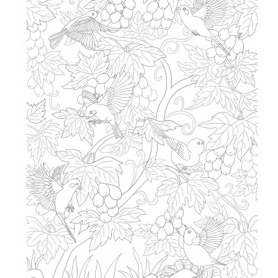 Trăm Hoa Đua Nở (Tô Màu Dành Cho Người Lớn)