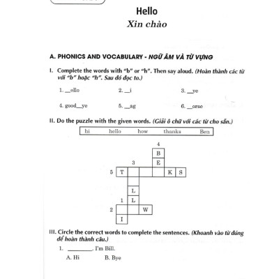 Sách - Bài Tập Dùng Kèm Tiếng Anh 3 (Biên Soạn Theo SGK Tiếng Anh 3 Global Success) (HA)