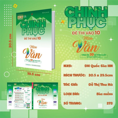 Sách - Chinh Phục Đề Thi Vào 10 Môn Văn - Megabook